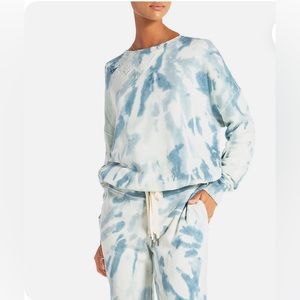 N: Philanthropy Olympia Sky Cashmere sweatshirt, tank top, and jogger SET, small